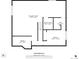 Floor plan of the basement featuring a recreation room, electrical room, bathroom and bedroom at 3762 White Rose Loop, Castle Rock, CO 80108