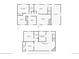 Floorplan of the first floor and basement at 9054 Dover St, Westminster, CO 80021