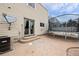 Backyard with trampoline and stamped concrete patio at 19616 E Milan Cir, Aurora, CO 80013