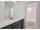 Bathroom with single vanity and bathtub at 250 Paloma Way, Elizabeth, CO 80107