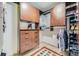 Walk-in closet with custom shelving and storage solutions for optimal organization at 6451 Crestbrook Dr, Morrison, CO 80465