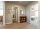 Hallway leading to bathroom and bedroom at 2355 Saddle Back Ct, Fort Lupton, CO 80621