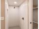 Tiled shower with modern fixtures and a built-in niche at 5597 S Buchanan St, Aurora, CO 80016