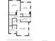 Floor plan showcasing the primary bedroom and additional bedrooms on the third floor at 701 N Roslyn St # 36, Denver, CO 80230