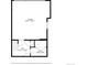 Floor plan of the garage and other spaces on the first floor at 701 N Roslyn St # 36, Denver, CO 80230