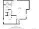 Floorplan of the basement showcasing its layout, rooms, storage and utility at 3075 N Elm Ave, Denver, CO 80207