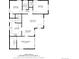 Detailed floorplan showcasing the layout of the home with dimensions for each room at 3075 N Elm Ave, Denver, CO 80207