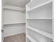 Spacious walk-in closet with built-in shelving and ample storage space for all your wardrobe needs at 9590 E Florida Ave # 1025, Denver, CO 80247