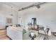Inviting living room featuring sleek, modern furniture and open layout, perfect for relaxation and entertaining at 2501 15Th St # 3F, Denver, CO 80211