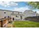 Well-maintained backyard with patio, lawn and privacy fence, perfect for entertaining at 21961 E Crestline Pl, Aurora, CO 80015