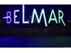 Downtown Lakewood Belmar neighborhood sign at night at 7240 W Custer Ave # 205, Lakewood, CO 80226
