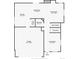 First floor floor plan showing kitchen, dining area, Gathering room, bathroom, garage, living room, and entry at 10041 Dillon Cir, Commerce City, CO 80022