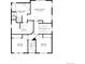 Second floor plan displaying the primary bedroom, bath, walk-in closet, and two bedrooms at 8728 E 25Th Dr, Denver, CO 80238