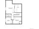 Basement floor plan featuring recreation room, utility room, bedroom and exercise room at 8728 E 25Th Dr, Denver, CO 80238