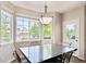 Breakfast nook featuring bright lighting, neighborhood views, and eat in dining space at 22227 E Hinsdale Ave, Aurora, CO 80016