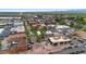 Aerial view of real estate in Arvada, Colorado with rooftop dining and shops at 7828 W 54Th Ave, Arvada, CO 80002