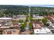 Aerial view of real estate in Arvada, Colorado, looking north at 7828 W 54Th Ave, Arvada, CO 80002
