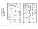 3-story floor plan; 2 bedrooms, 2.5 baths, balcony, and storage at 431 Black Feather Loop # 817, Castle Rock, CO 80104