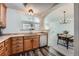 Kitchen with stainless steel appliances and view to dining area at 431 Black Feather Loop # 817, Castle Rock, CO 80104