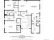 Second-floor floor plan of the home, including dimensions and room names at 5840 Longs Peak St, Brighton, CO 80601
