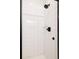 Shower stall featuring black hardware, white tile, and a built in shelf at 5840 Longs Peak St, Brighton, CO 80601