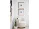 Bedroom accent chair with plants and art at 4362 Peach Ct, Boulder, CO 80301