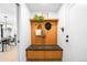 Well-organized mudroom with built-in bench seating, storage, and stylish decor at 4362 Peach Ct, Boulder, CO 80301