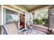 Relaxing patio with comfortable seating and access to the kitchen at 6430 Silver Mesa Dr # D, Highlands Ranch, CO 80130