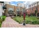 Courtyard featuring lush landscaping and walking path at 1050 Cherokee St # 403, Denver, CO 80204