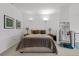 Comfortable main bedroom with neutral tones, ambient lighting, and minimalistic decor at 1050 Cherokee St # 403, Denver, CO 80204