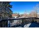 Enjoy city views from this private rooftop deck at 1127 Clayton St, Denver, CO 80206