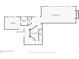 Basement floor plan showcasing a bedroom, bathroom, and large finished area, perfect for recreation or a home theater at 6062 S Emporia Cir, Englewood, CO 80111
