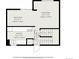 Floor plan showcasing the layout of the living room, dining area, and kitchen at 709 Arrow Ct, Lafayette, CO 80026
