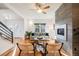 Bright living room with hardwood floors, modern fireplace, comfortable seating, and lots of natural light at 544 N Logan St, Denver, CO 80203