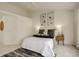 Comfortable bedroom with plush carpet, modern decor, and ample natural light at 160 Las Lunas St, Castle Rock, CO 80104