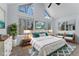 Bright bedroom with vaulted ceiling, multiple windows, and tasteful decor create an airy and inviting atmosphere at 12525 E Tennessee Cir # E, Aurora, CO 80012