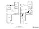 Detailed floor plan showcasing layout of bedrooms, bathrooms, kitchen, living spaces, and storage areas throughout the home at 1982 Peralta Loop, Castle Rock, CO 80104