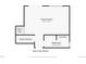 Lower level floor plan with Gathering room, laundry and bathroom at 5750 S Youngfield St, Littleton, CO 80127