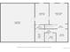 Detailed floor plan showcasing the layout of the basement at 345 S Forest St, Denver, CO 80246
