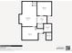 Second story floorplan showcasing room dimensions at 1328 Holly St, Denver, CO 80220