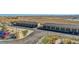 Aerial view of parking and storage units at 13598 Via Varra # 301, Broomfield, CO 80020