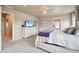 Large main bedroom with closet, dresser, and decor at 2042 Shadow Creek Dr, Castle Rock, CO 80104