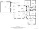First floor plan of home with kitchen, living room, and attached garage at 3756 S Forest Way, Denver, CO 80237
