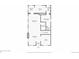 Detailed floor plan of the first story, including the kitchen, living room, and study at 43 S Logan St, Denver, CO 80209