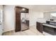 Kitchen with stainless steel refrigerator and cabinetry at 15934 E Columbia Pl, Aurora, CO 80013