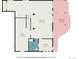 Basement floor plan showcasing the recreation room, covered patio, sitting room and bathroom at 21062 Hawthorne Ln, Parker, CO 80138