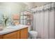 Bathroom with a sink, vanity, and shower at 21062 Hawthorne Ln, Parker, CO 80138