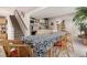 Open concept kitchen and dining area with stairs at 21062 Hawthorne Ln, Parker, CO 80138