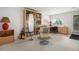 Bright office space featuring a bookshelf and desk at 21062 Hawthorne Ln, Parker, CO 80138