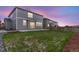 A spacious backyard with a well-maintained lawn and fencing at 2351 Monte Vista St, Fort Lupton, CO 80621